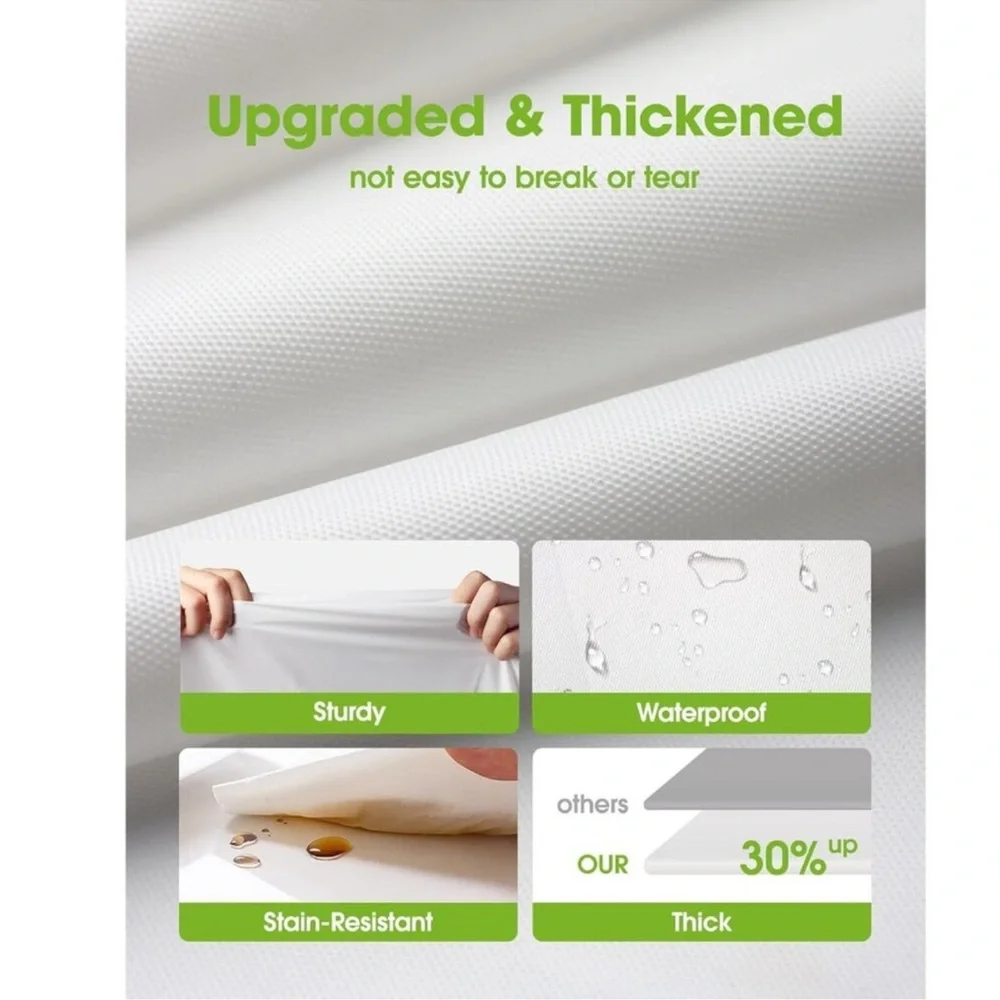 Sturdy & Elegant 12-Pack White Table Cloths, 54